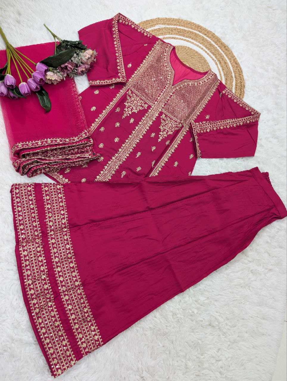 Ynf Pure Viscos KESH529 PANKHURI Kurti Wholesale Designer Kurtis Embroidered Kurtis Silk Kurtis Manufacturer- Kapda Export