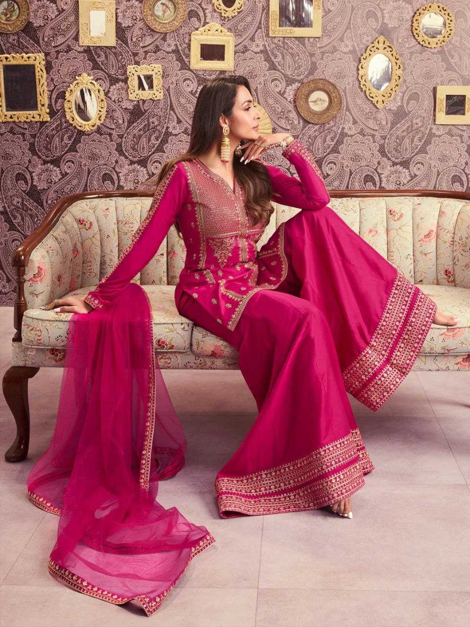 Ynf Pure Viscos KESH529 PANKHURI Kurti Wholesale Designer Kurtis Embroidered Kurtis Silk Kurtis Manufacturer- Kapda Export