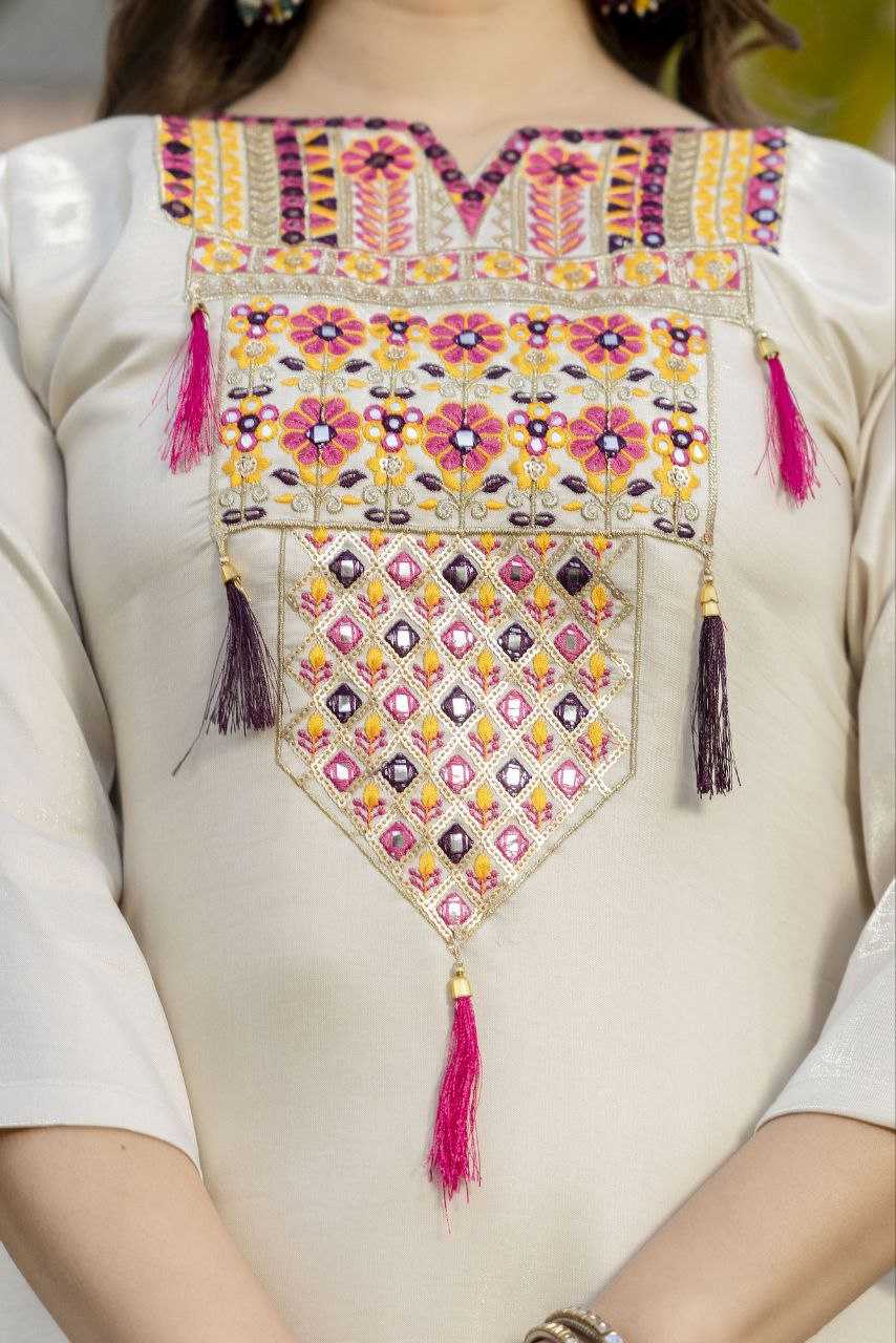 Ynf Pure Viscos KESH529 REEVA Kurti Wholesale Party Wear Kurtis Designer Kurtis Embroidered Kurtis Manufacturer- Kapda Export