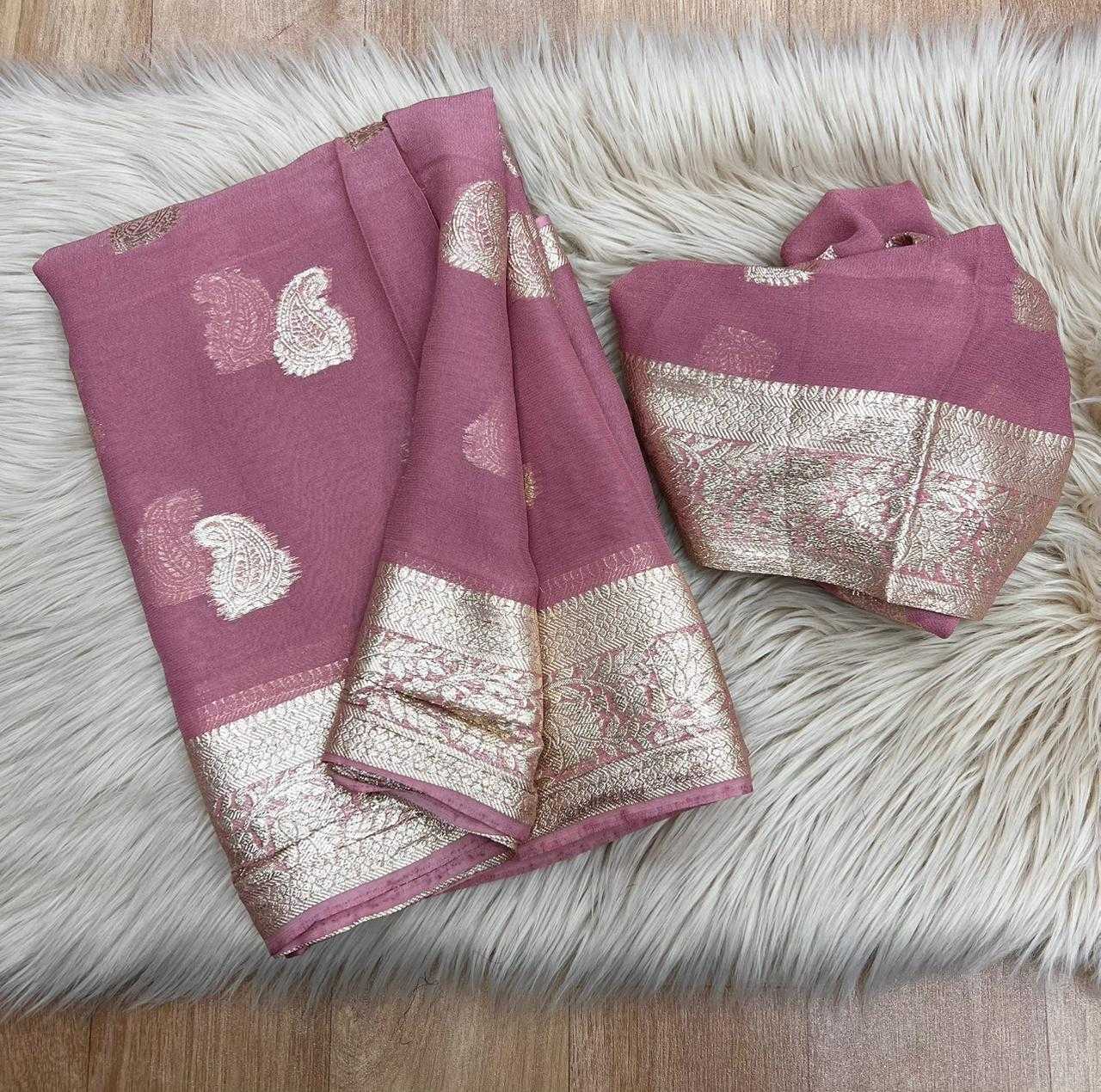 Ynf Pure Viscos KESH635 Aamani Sarees Wholesale Georgette Sarees Zari Border Sarees Viscose Saree Manufacturer- Kapda Export