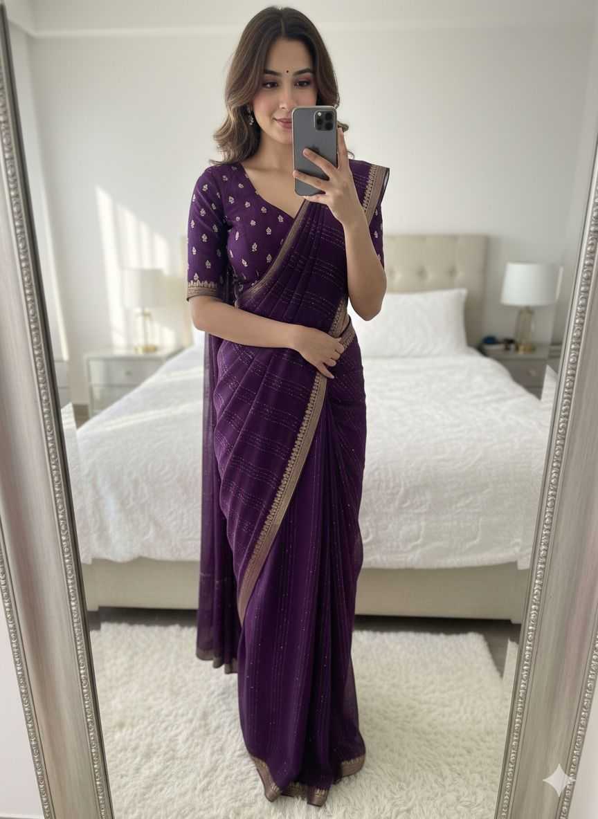 Ynf Pure Viscos KESH671 Jhanvi Sarees Wholesale Georgette Sarees Jacquard Saree Viscose Saree Manufacturer- Kapda Export