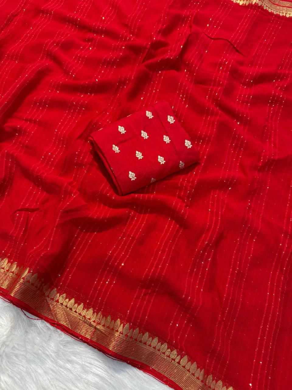 Ynf Pure Viscos KESH671 Jhanvi Sarees Wholesale Georgette Sarees Jacquard Saree Viscose Saree Manufacturer- Kapda Export