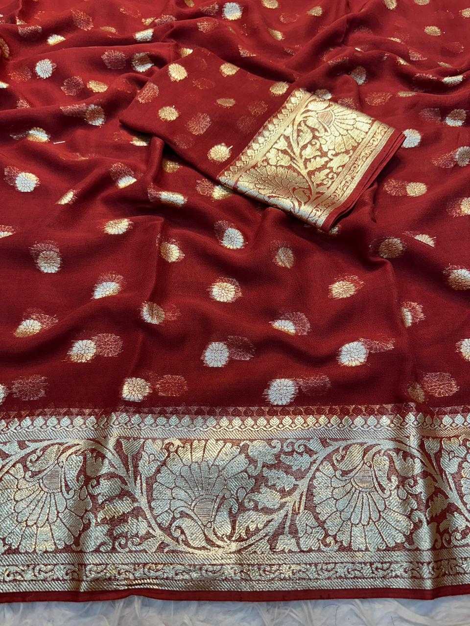 Ynf Pure Viscos KESH671 Neelam Sarees Wholesale Designer Sarees Georgette Sarees Viscose Saree Manufacturer- Kapda Export