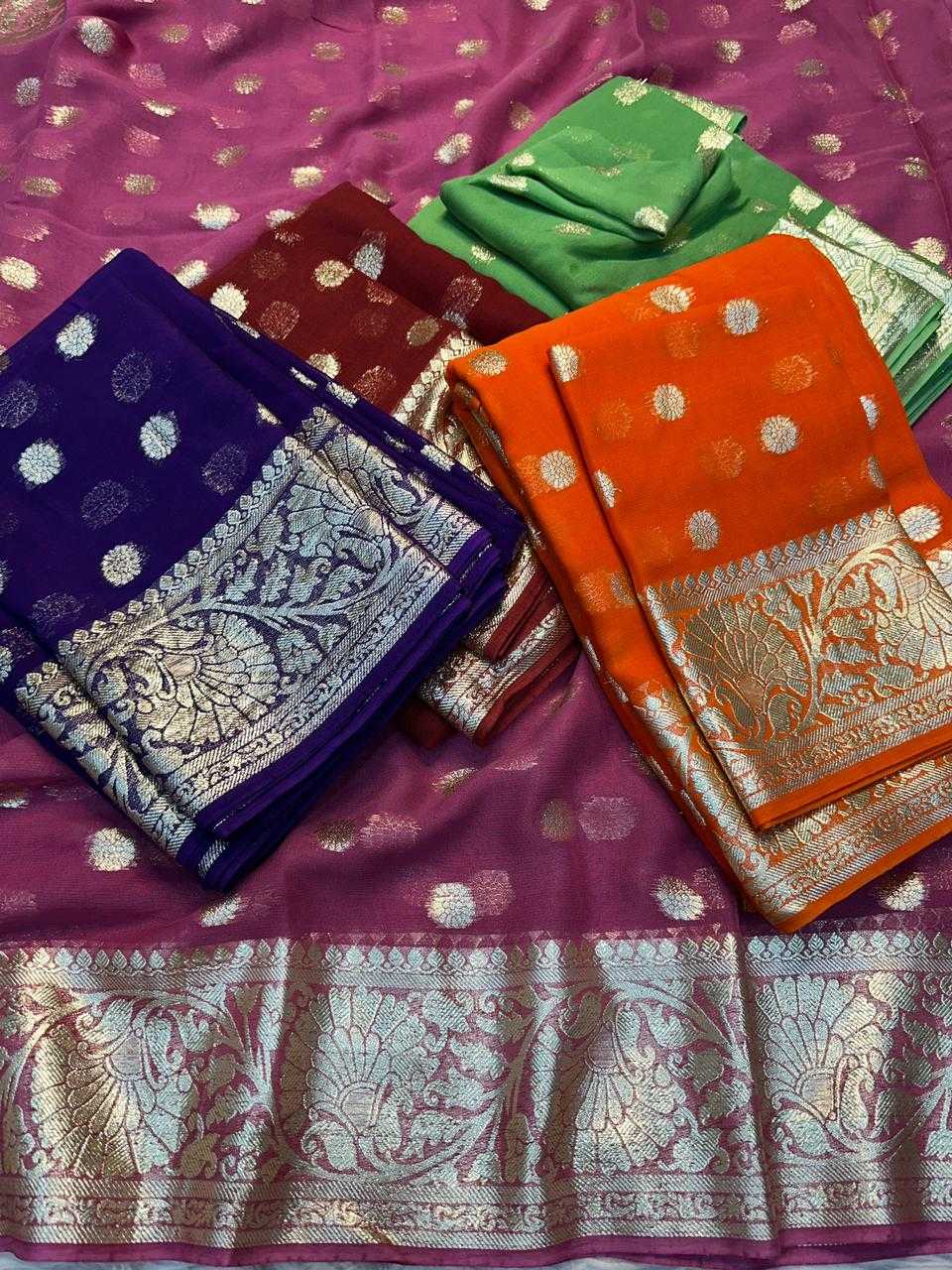 Ynf Pure Viscos KESH671 Neelam Sarees Wholesale Designer Sarees Georgette Sarees Viscose Saree Manufacturer- Kapda Export