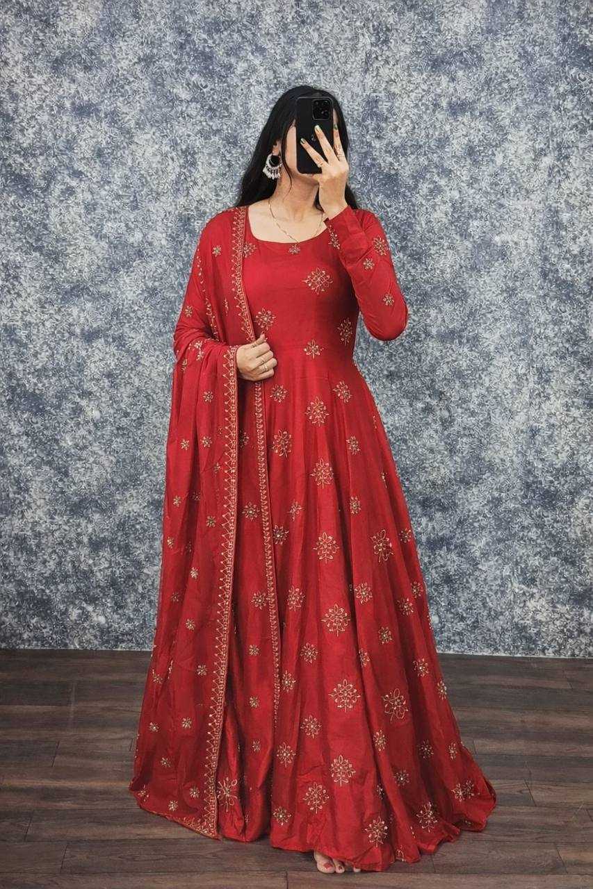 Ynf Rangoli Silk KESH544 Beautiful Gowns Wholesale Fancy Gowns Wedding Gown Designer Gowns Manufacturer- Kapda Export