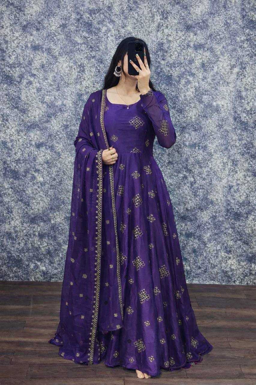 Ynf Rangoli Silk KESH544 Beautiful Gowns Wholesale Fancy Gowns Wedding Gown Designer Gowns Manufacturer- Kapda Export