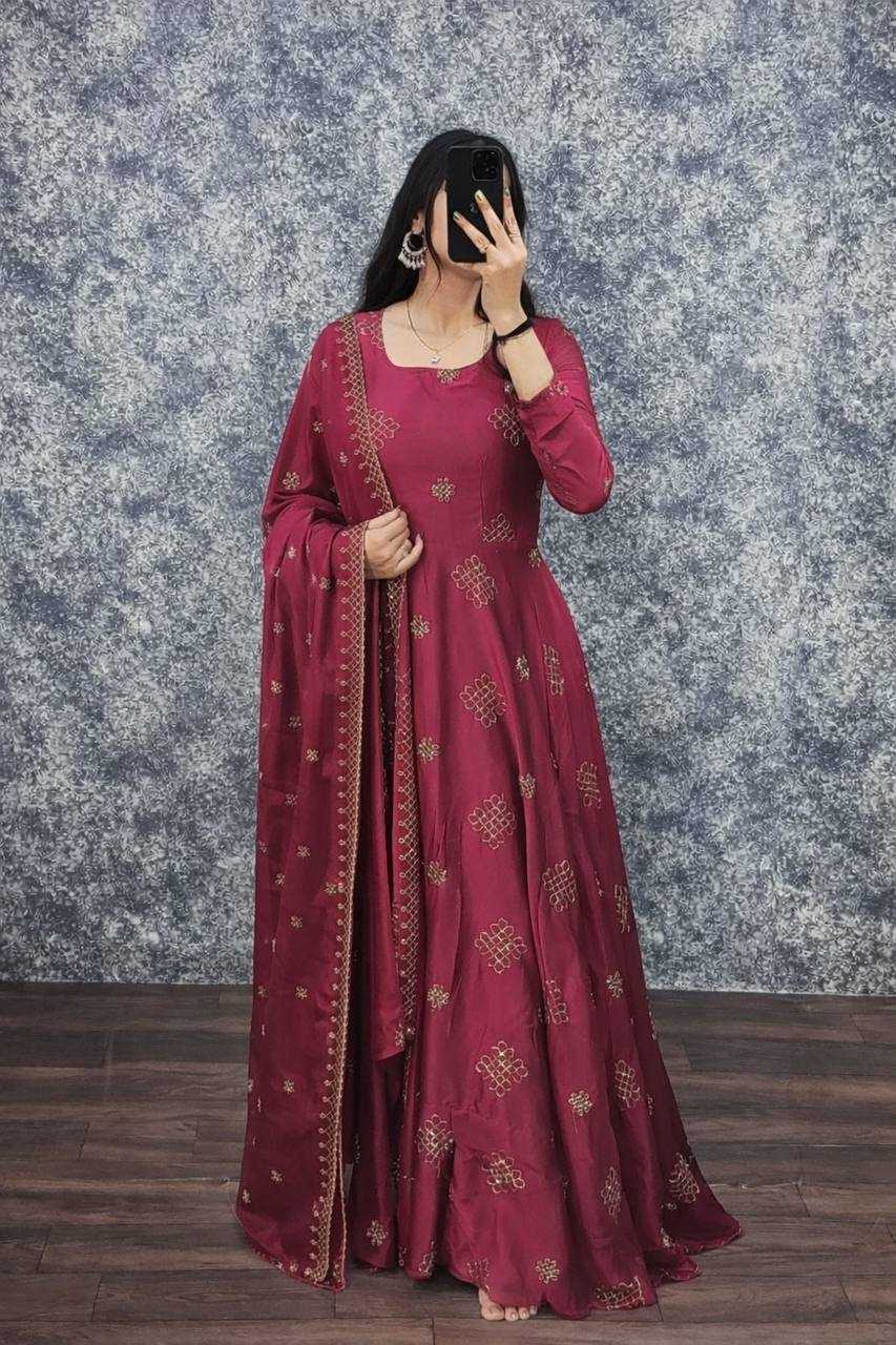 Ynf Rangoli Silk KESH544 Beautiful Gowns Wholesale Fancy Gowns Wedding Gown Designer Gowns Manufacturer- Kapda Export