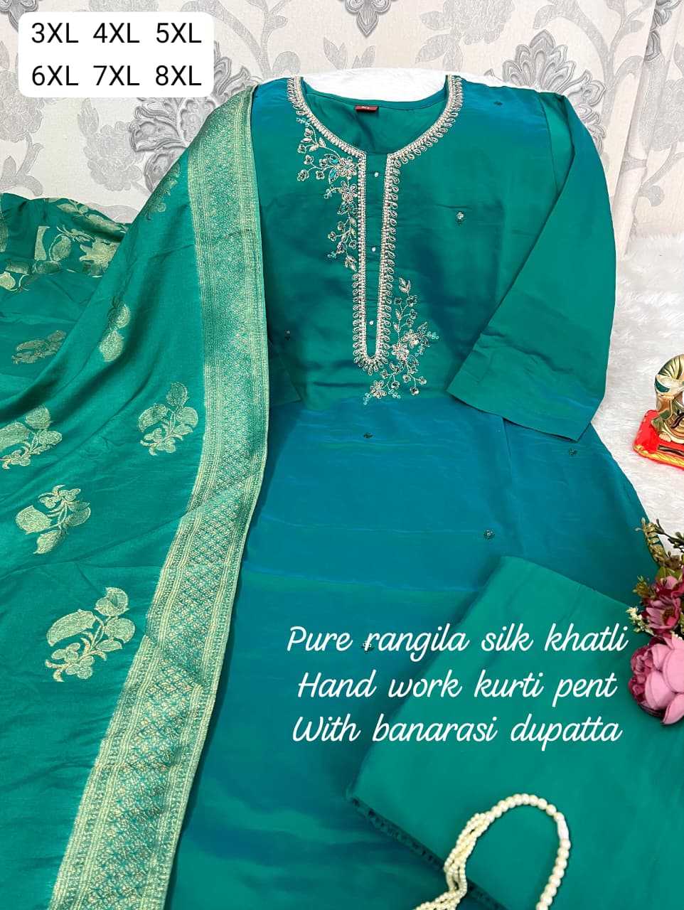 Ynf Rangoli Silk KESH594 Aasira Kurti Plus Size Collections Wholesale Designer Kurtis Silk Kurtis Handloom Kurtis Manufacturer- Kapda Export