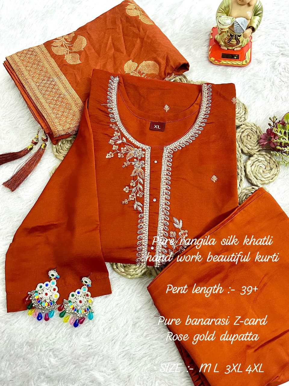 Ynf Rangoli Silk KESH594 Hadiya Kurti Plus Size Collections Wholesale Designer Kurtis Silk Kurtis Handloom Kurtis Manufacturer- Kapda Export