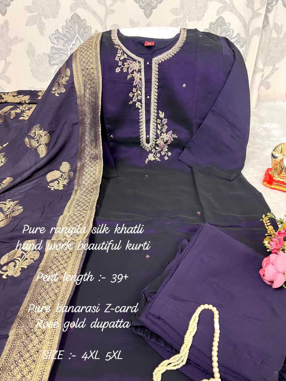 Ynf Rangoli Silk KESH594 Hadiya Kurti Plus Size Collections Wholesale Designer Kurtis Silk Kurtis Handloom Kurtis Manufacturer- Kapda Export