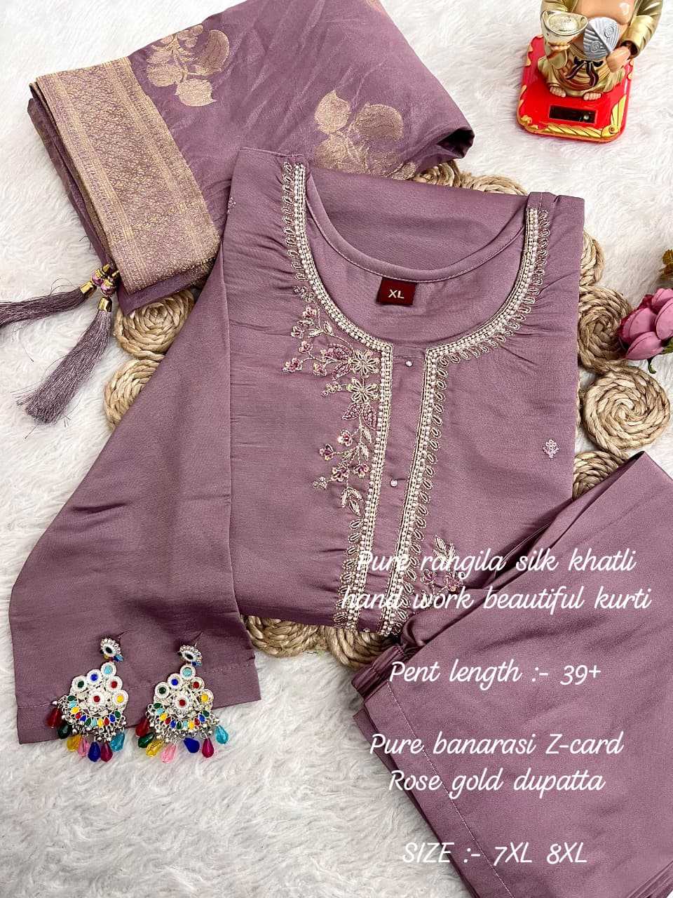 Ynf Rangoli Silk KESH594 Hadiya Kurti Plus Size Collections Wholesale Designer Kurtis Silk Kurtis Handloom Kurtis Manufacturer- Kapda Export