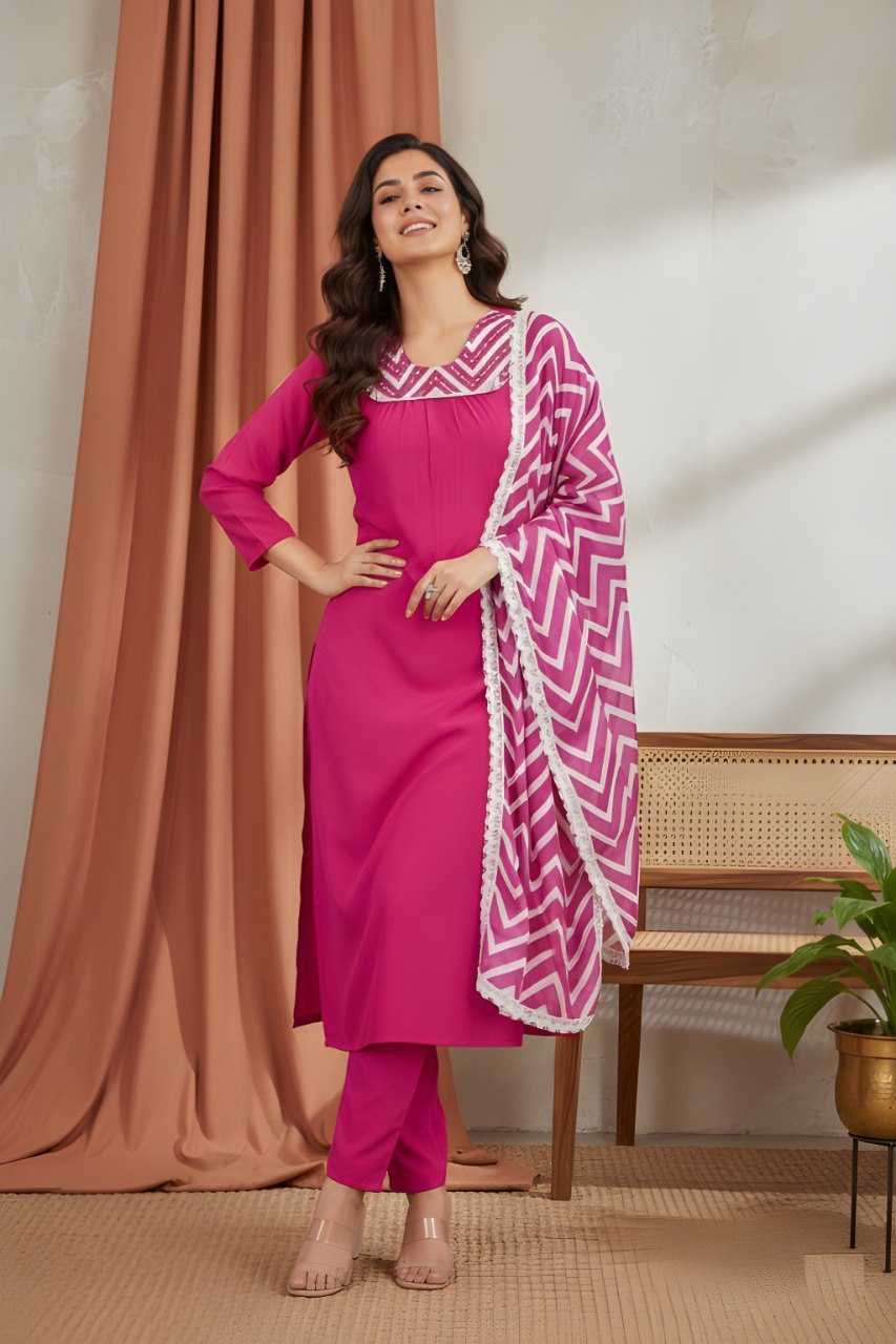 Ynf Rayon KESH559 3003 Kurti Wholesale Printed Kurtis Full Sleeve Kurti Round Neck Kurtis Manufacturer- Kapda Export