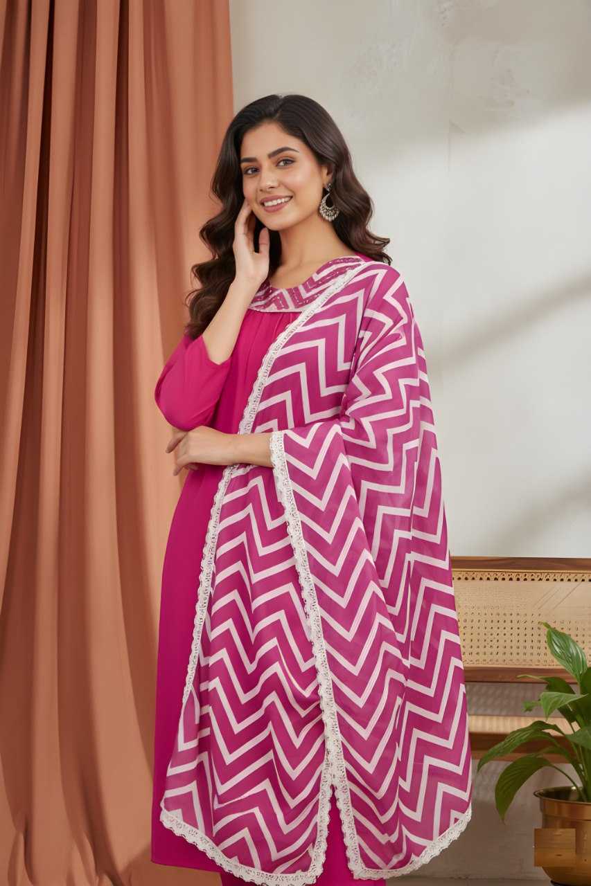 Ynf Rayon KESH559 3003 Kurti Wholesale Printed Kurtis Full Sleeve Kurti Round Neck Kurtis Manufacturer- Kapda Export