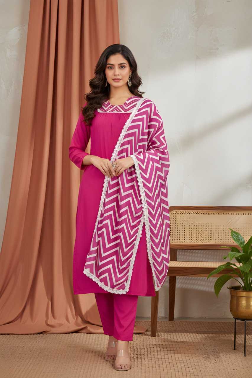 Ynf Rayon KESH559 3003 Kurti Wholesale Printed Kurtis Full Sleeve Kurti Round Neck Kurtis Manufacturer- Kapda Export