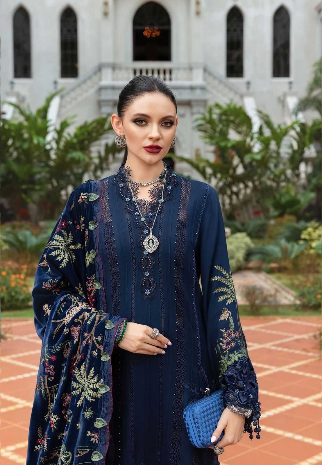 Ynf Rayon KESH677 Saniya 14001 Suits & Dresses Wholesale Embroidery Suits Cotton Suits Designer Suits Manufacturer- Kapda Export