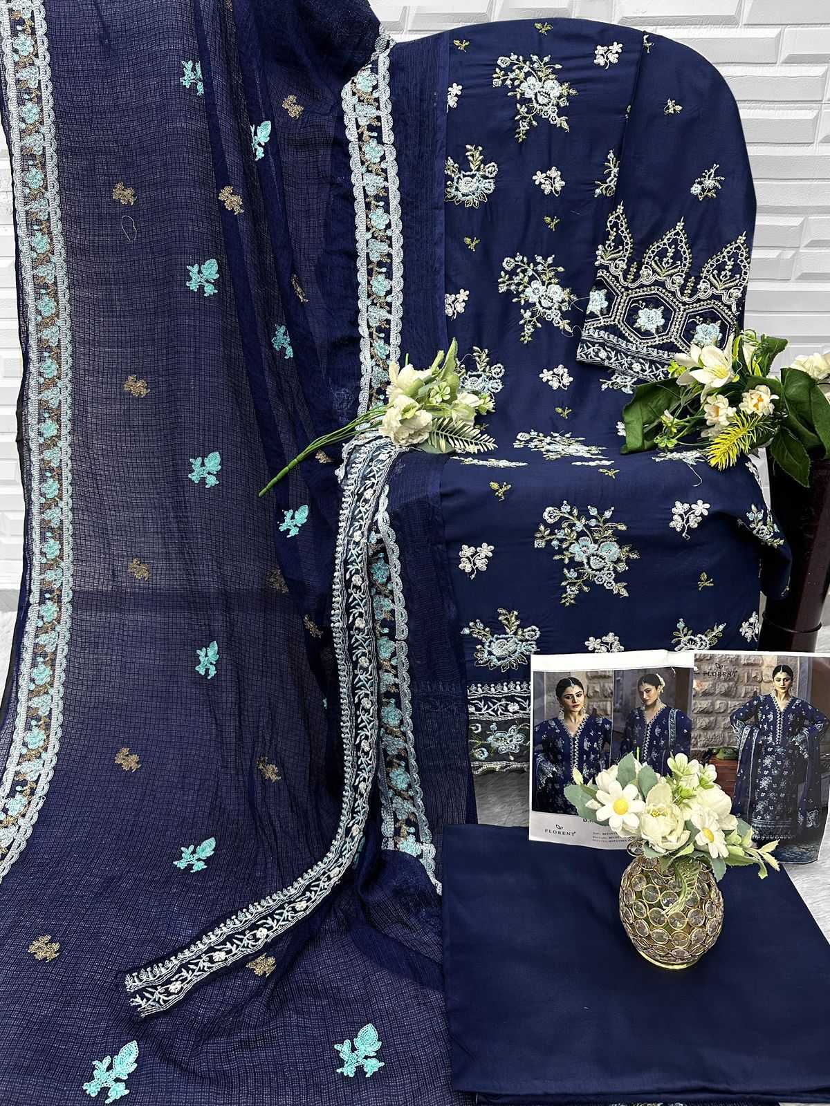 Ynf Reyon Cotton KESH677 FLORENT 1066 Suits & Dresses Islamic Clothing Festive Collections Wholesale Pakistani Suits Unstitched Suits Eid Collections Manufacturer- Kapda Export