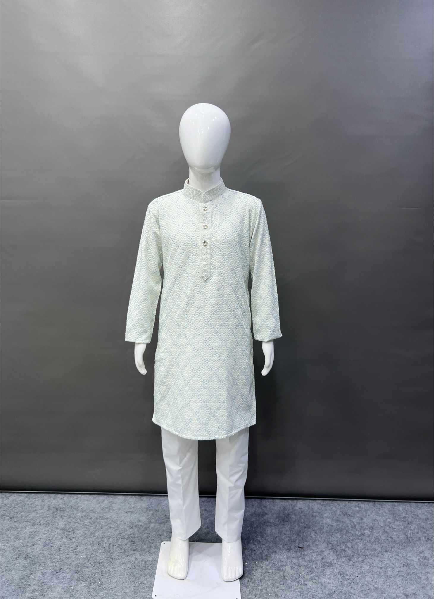 Ynf Reyon Cotton KESH747 TARA Mens Wear Wholesale Mens Kurta Pyjama Embroidered Kurta Pajama Designer Ethnic Set Manufacturer- Kapda Export