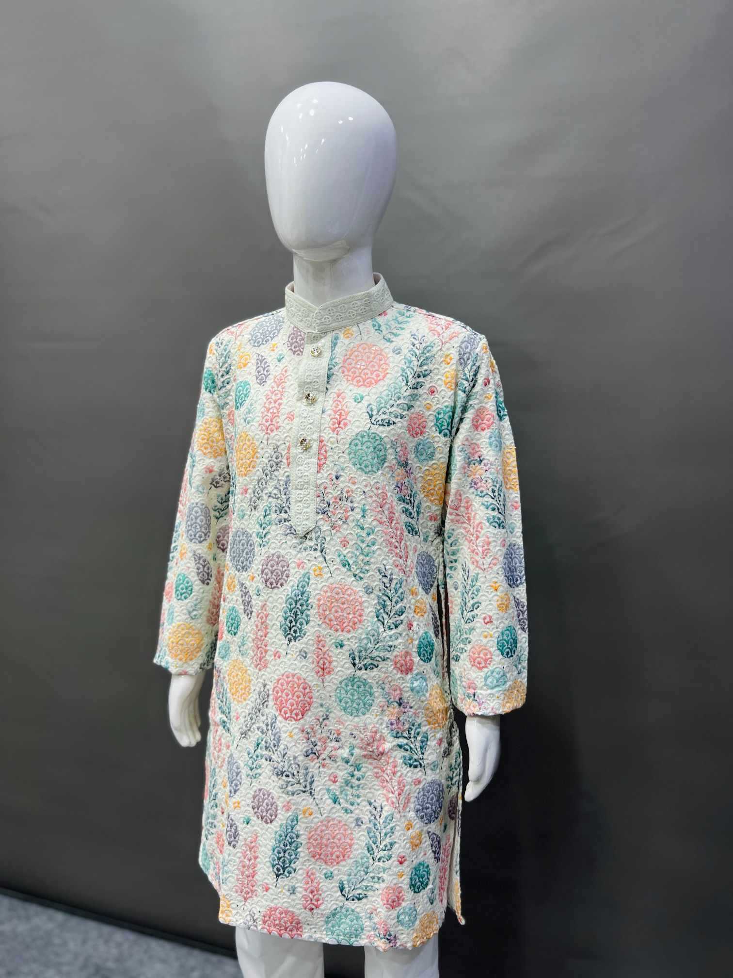 Ynf Reyon Cotton KESH747 TARA Mens Wear Wholesale Mens Kurta Pyjama Embroidered Kurta Pajama Designer Ethnic Set Manufacturer- Kapda Export