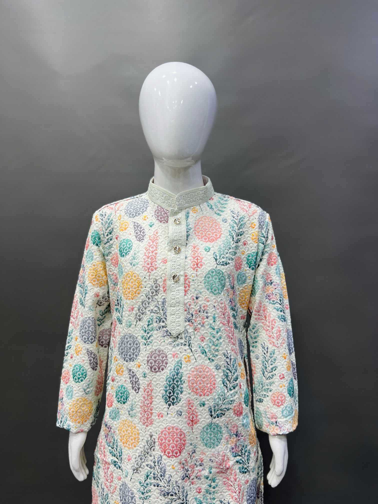 Ynf Reyon Cotton KESH747 TARA Mens Wear Wholesale Mens Kurta Pyjama Embroidered Kurta Pajama Designer Ethnic Set Manufacturer- Kapda Export