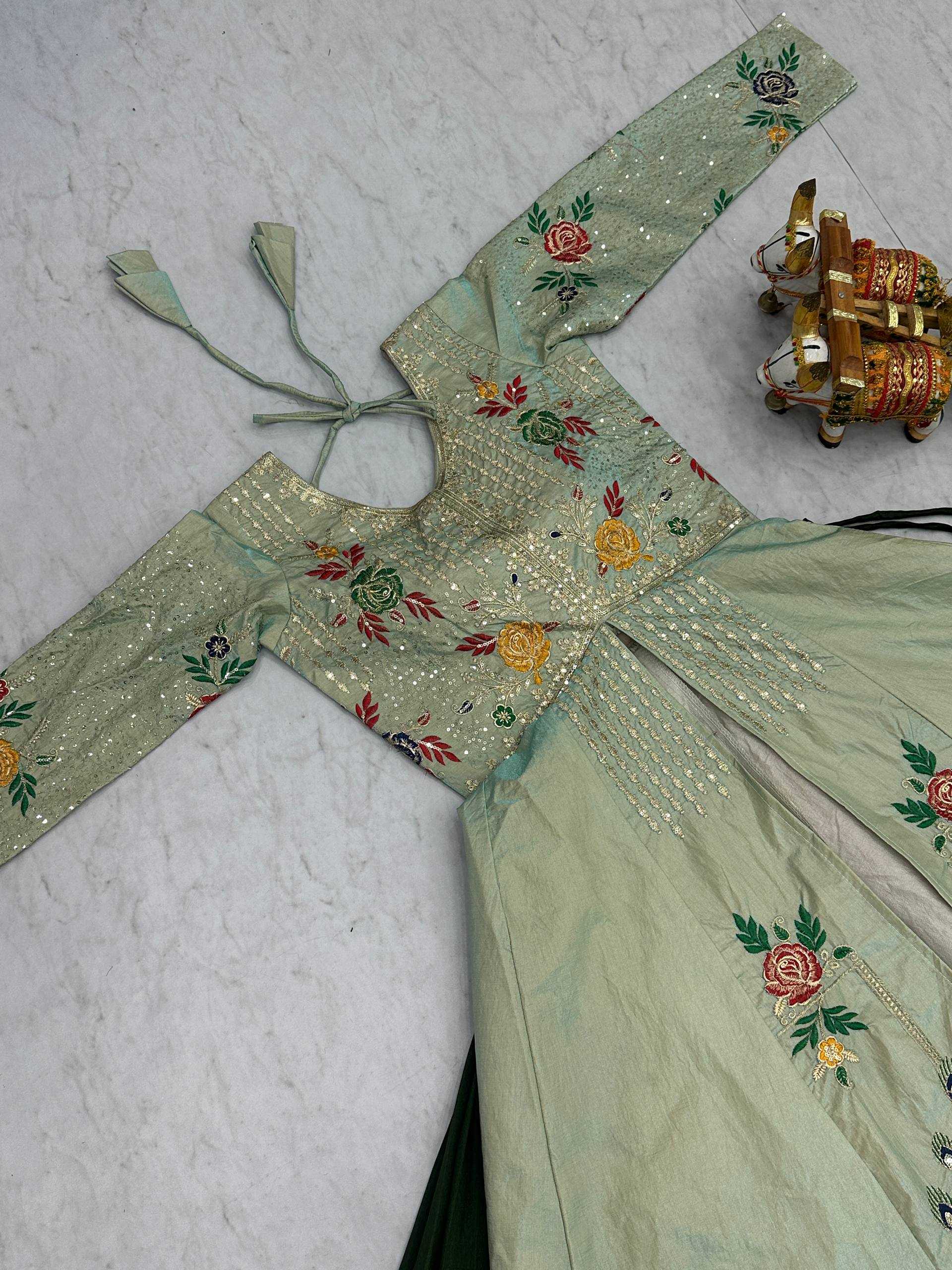 Ynf Satin KESH498 164 Lehengas Wholesale Traditional Lehenga Embroidered Lehenga Designer Lehenga Choli Manufacturer- Kapda Export