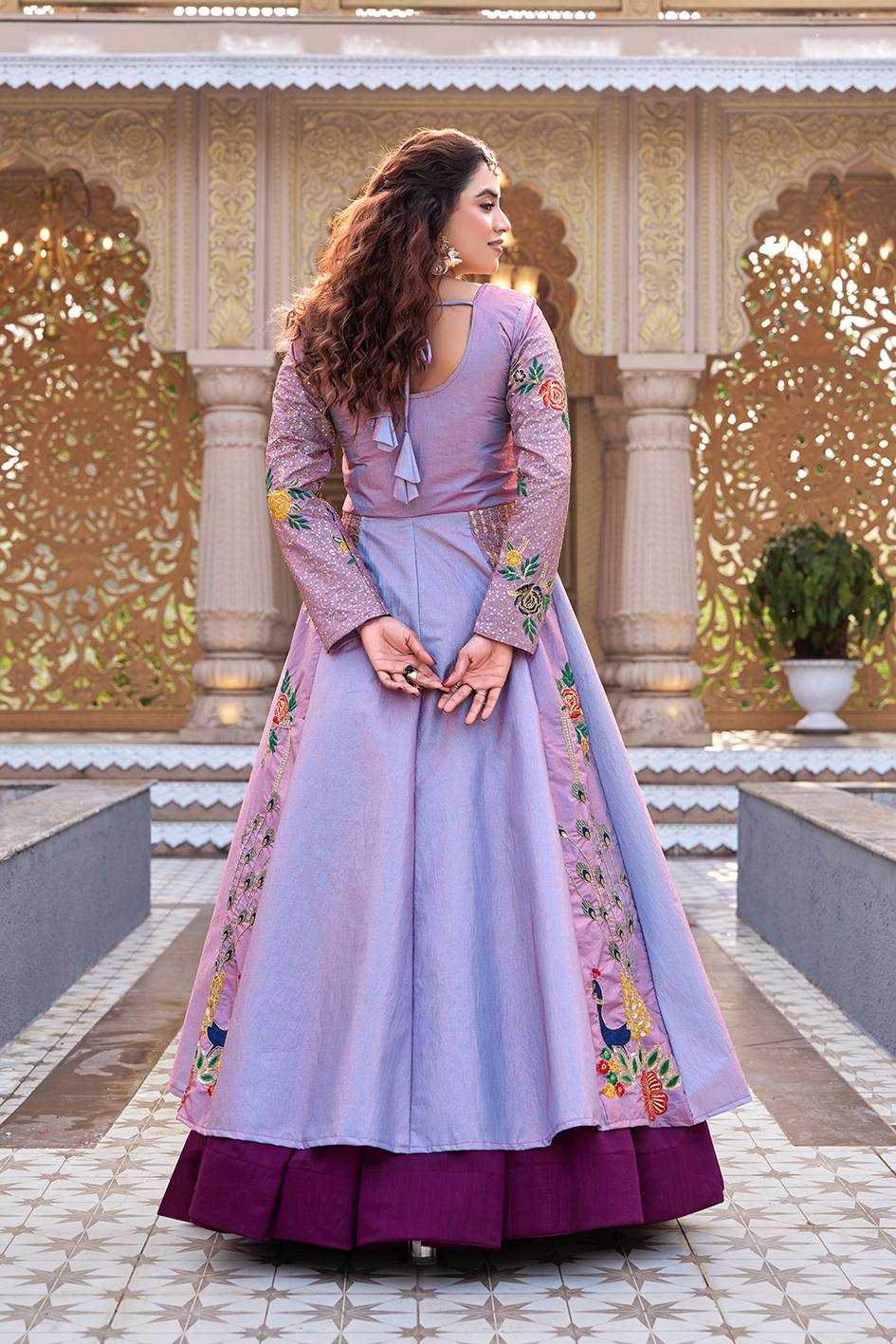 Ynf Satin KESH498 164 Lehengas Wholesale Traditional Lehenga Embroidered Lehenga Designer Lehenga Choli Manufacturer- Kapda Export