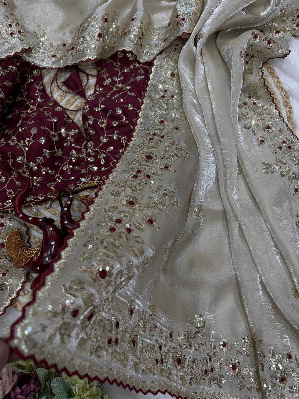 Ynf Satin KESH600 Satin Sarees Wholesale Designer Sarees Sequin Sarees Traditional Sarees Manufacturer- Kapda Export