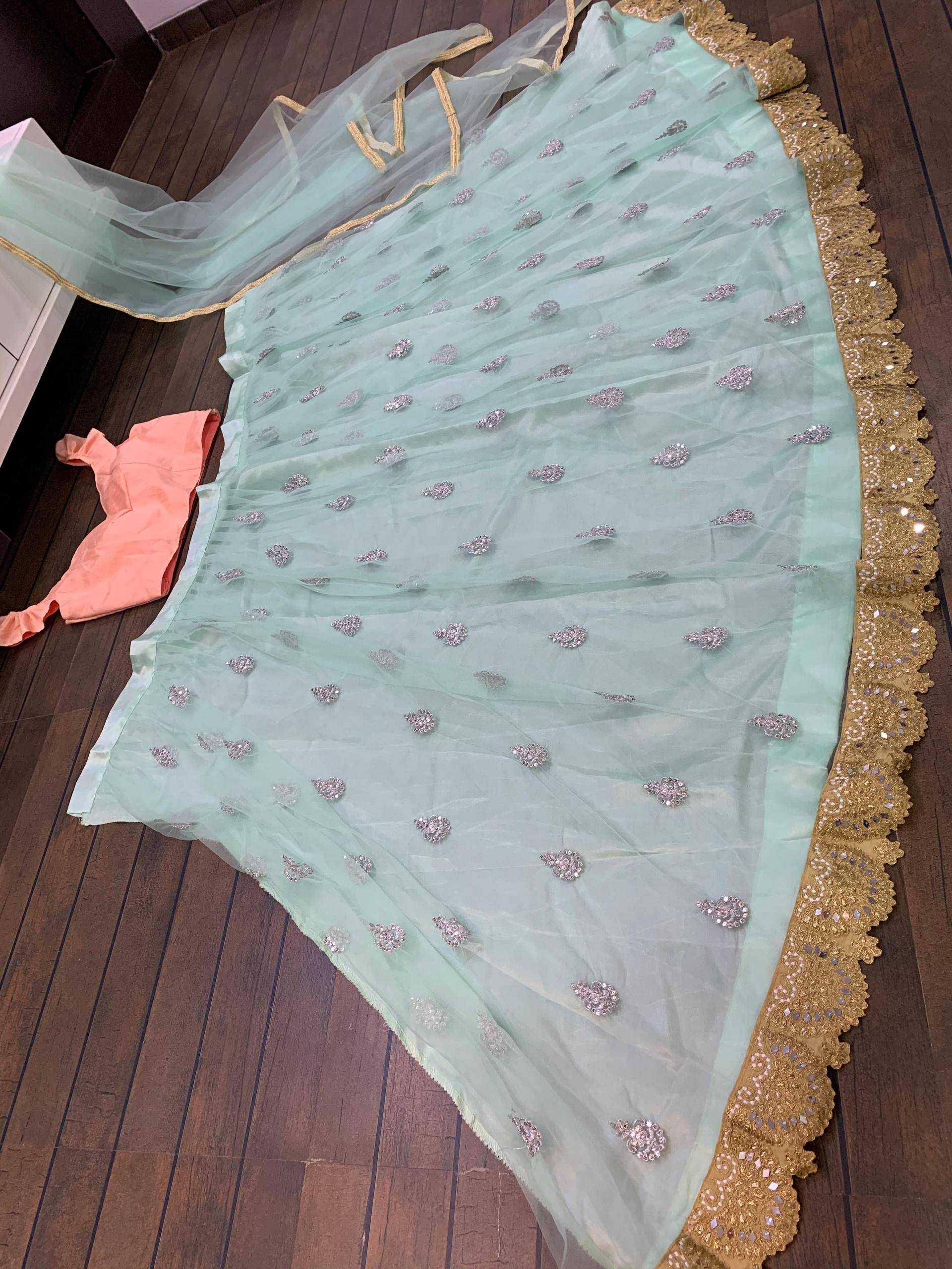 Ynf Satin RIN213 142 Lehengas Wholesale Mirror Work Lehenga Satin Lehenga Sequins Lehenga Manufacturer- Kapda Export