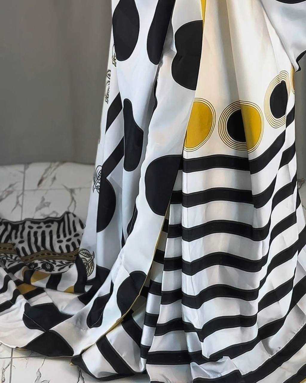 Ynf Satin Silk KESH419 silk Sarees Wholesale Designer Sarees Printed Sarees Satin Sarees Manufacturer- Kapda Export