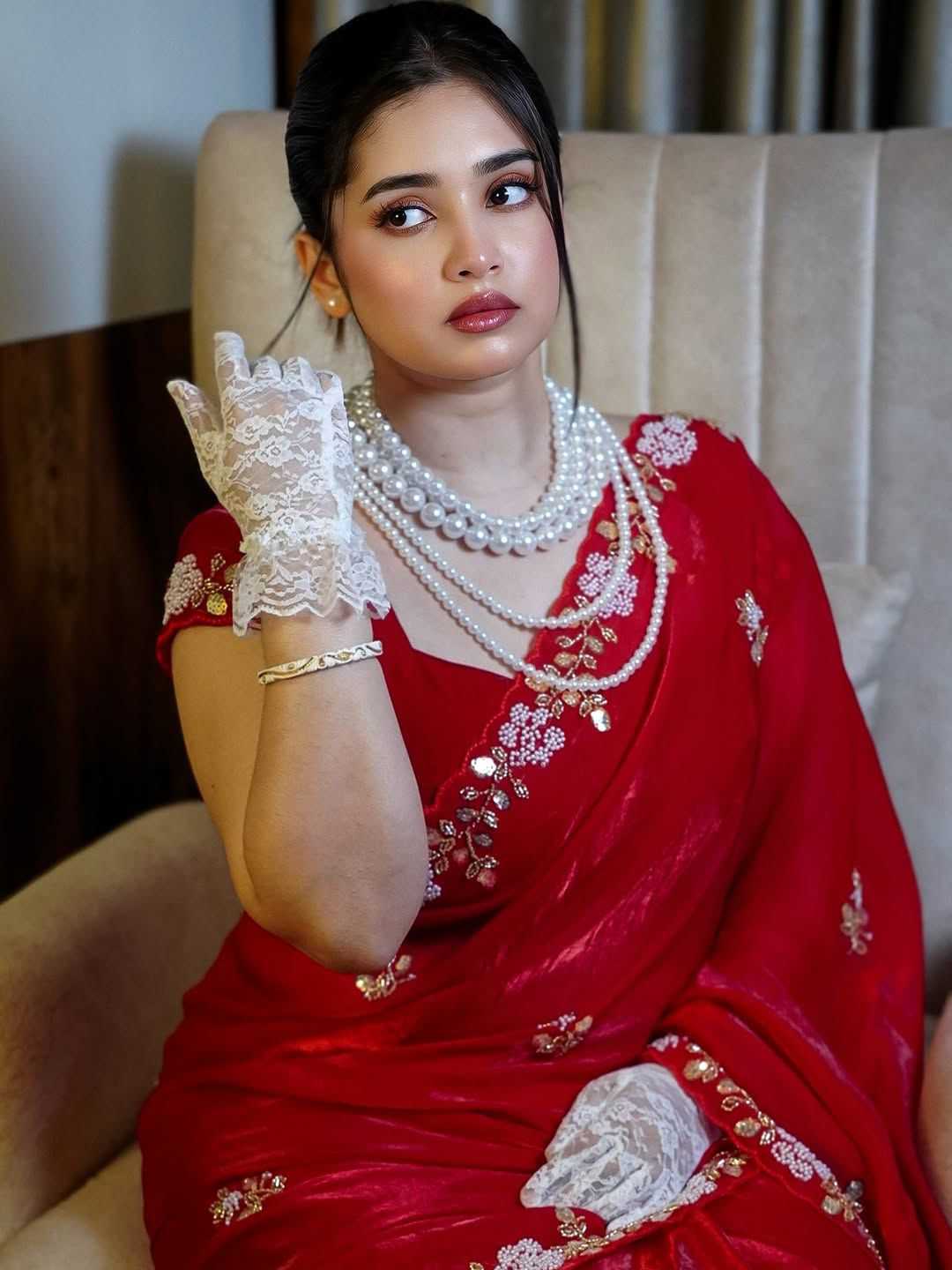 Ynf Satin Silk KESH671 Waniya Silk Sarees Wholesale Handloom Sarees Designer Silk Sarees Red Silk Sarees Manufacturer- Kapda Export