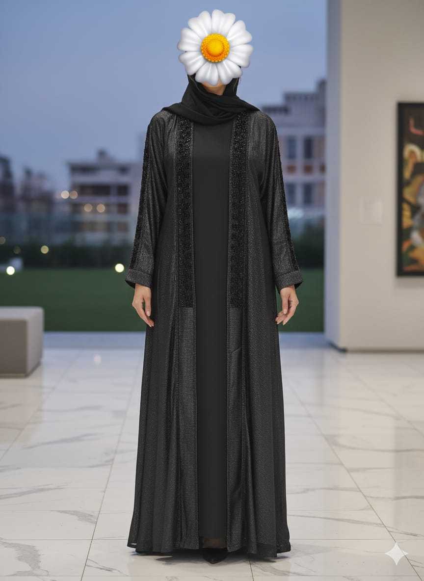 Ynf Shimmer silk KESH557 107 Islamic Clothing Festive Collections Wholesale Abaya Eid Collections Burkha Manufacturer- Kapda Export