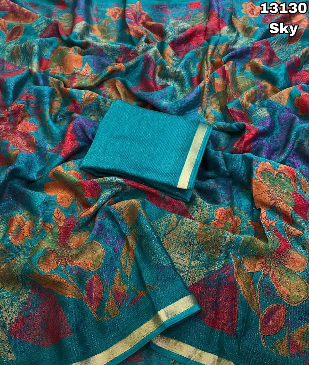 Ynf Shimmer silk KESH683 Played Silk Sarees Wholesale Printed Silk Saree Designer Silk Sarees Zari Border Silk Sarees Manufacturer- Kapda Export