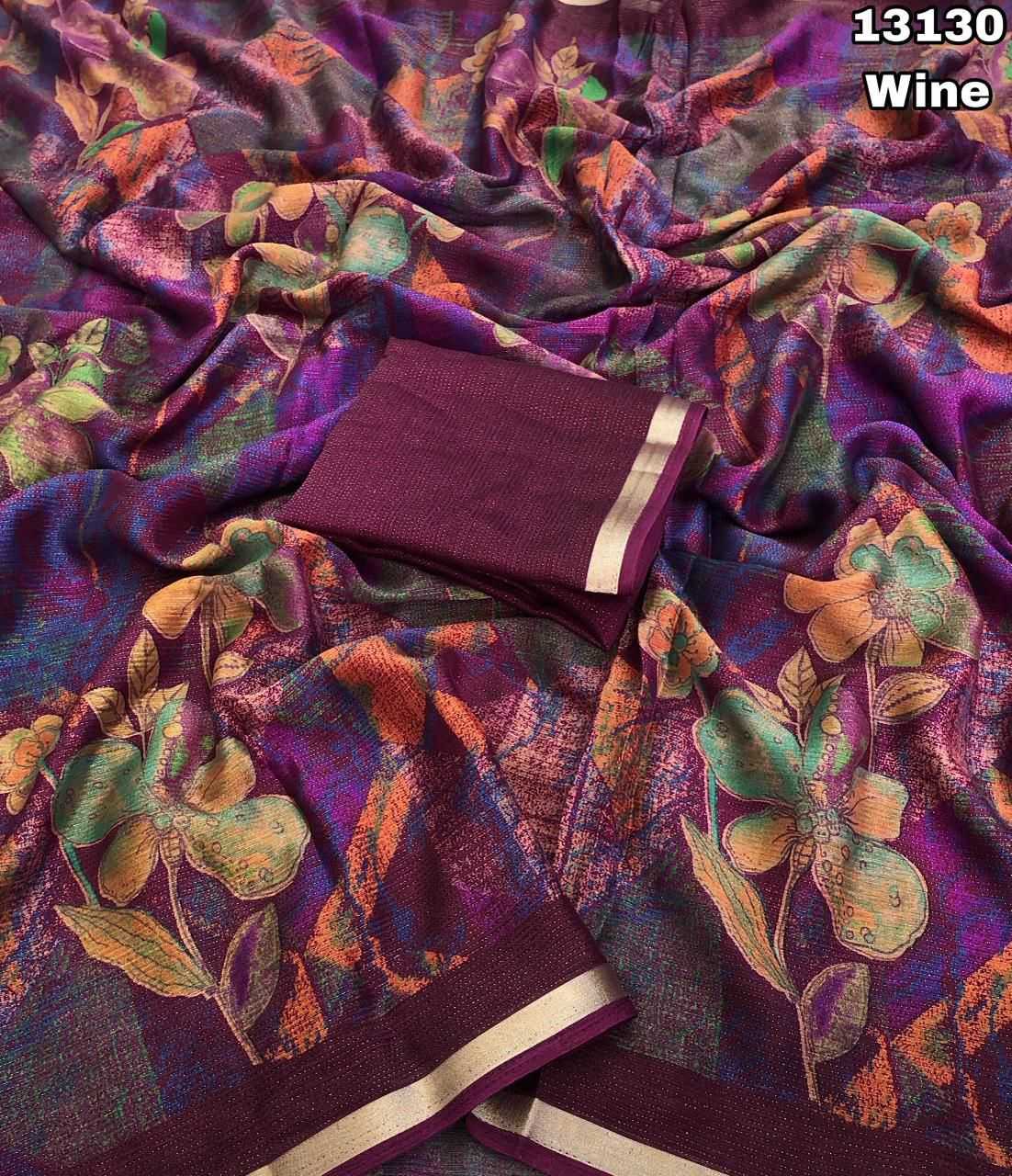 Ynf Shimmer silk KESH683 Played Silk Sarees Wholesale Printed Silk Saree Designer Silk Sarees Zari Border Silk Sarees Manufacturer- Kapda Export