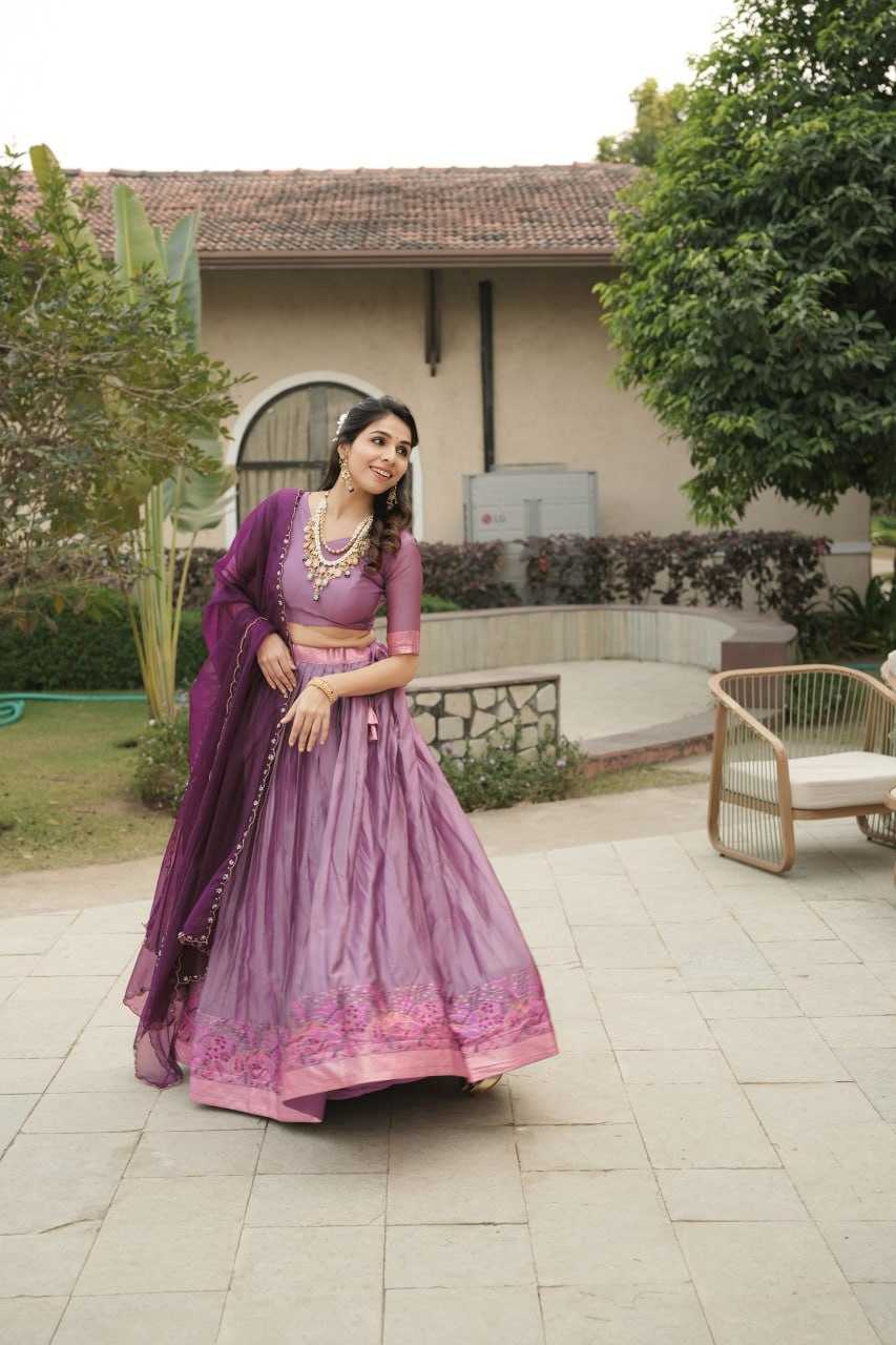 Ynf Shimmer silk RIN119 8134 Lehengas Wholesale Wedding Lehenga Designer Lehenga Choli Shimmer Lehenga Manufacturer- Kapda Export