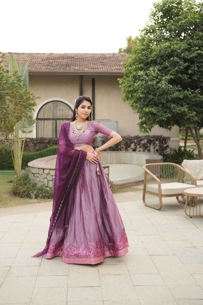 Ynf Shimmer silk RIN119 8134 Lehengas Wholesale Wedding Lehenga Designer Lehenga Choli Shimmer Lehenga Manufacturer- Kapda Export