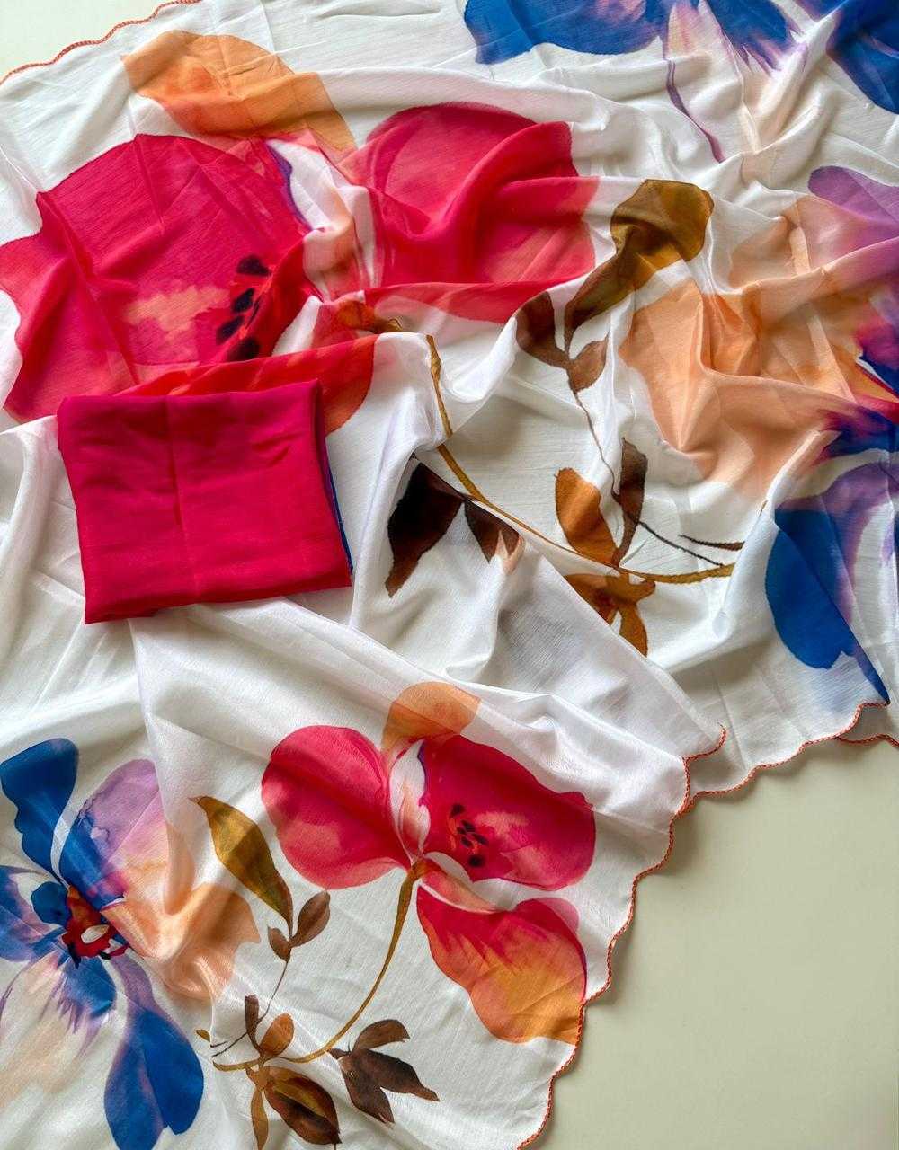 Ynf Shinon Silk KESH681 Bareli Sarees Festive Collections Wholesale Printed Sarees Floral Sarees Cutwork Saree Manufacturer- Kapda Export