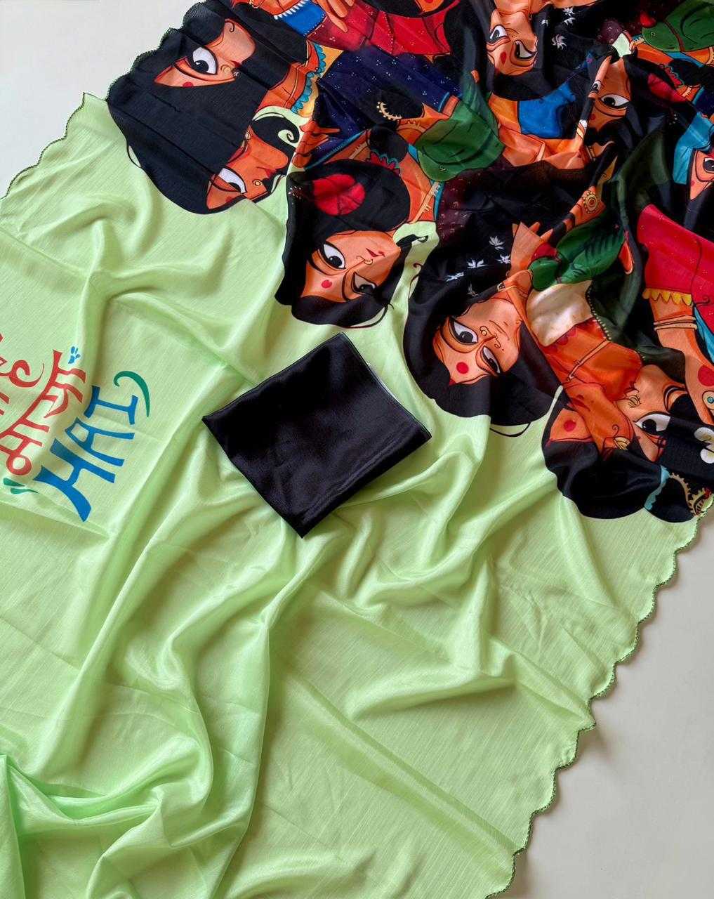 Ynf Shinon Silk KESH681 Bareli Sarees Festive Collections Wholesale Printed Sarees Floral Sarees Cutwork Saree Manufacturer- Kapda Export