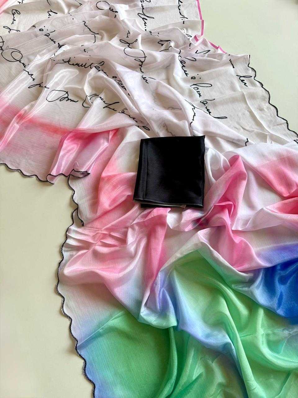 Ynf Shinon Silk KESH681 Bareli Sarees Festive Collections Wholesale Printed Sarees Floral Sarees Cutwork Saree Manufacturer- Kapda Export