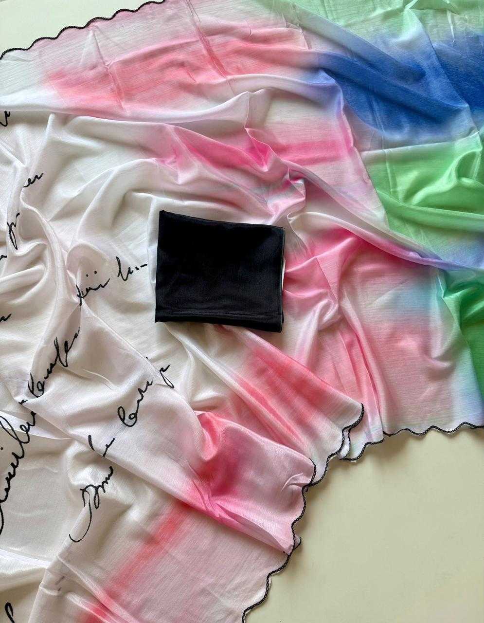 Ynf Shinon Silk KESH681 Bareli Sarees Festive Collections Wholesale Printed Sarees Floral Sarees Cutwork Saree Manufacturer- Kapda Export