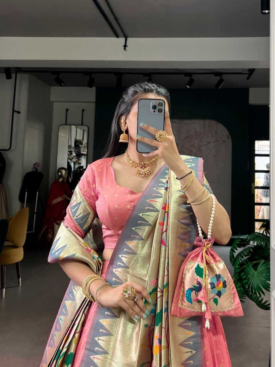 Ynf Silk KESH134 KAMKASHI Lehengas Wholesale Silk Lehenga Embroidered Lehenga Zari Work Lehenga Manufacturer- Kapda Export