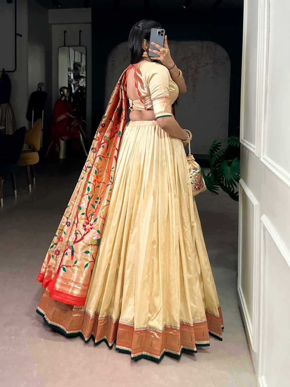 Ynf Silk KESH134 KAMKASHI Lehengas Wholesale Silk Lehenga Embroidered Lehenga Zari Work Lehenga Manufacturer- Kapda Export