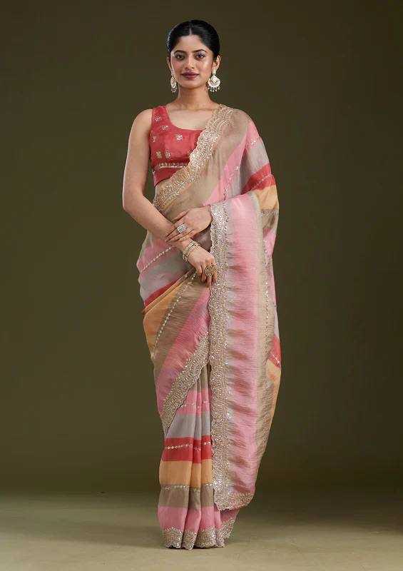 Ynf Silk KESH151 5564 Sarees Wholesale Sequin Sarees Zari Border Sarees Festive Sarees Manufacturer- Kapda Export