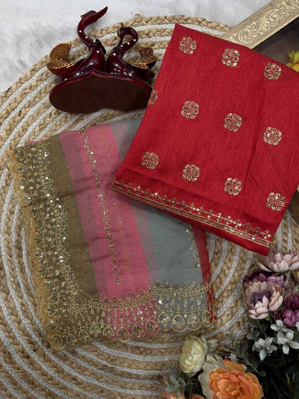 Ynf Silk KESH151 5564 Sarees Wholesale Sequin Sarees Zari Border Sarees Festive Sarees Manufacturer- Kapda Export