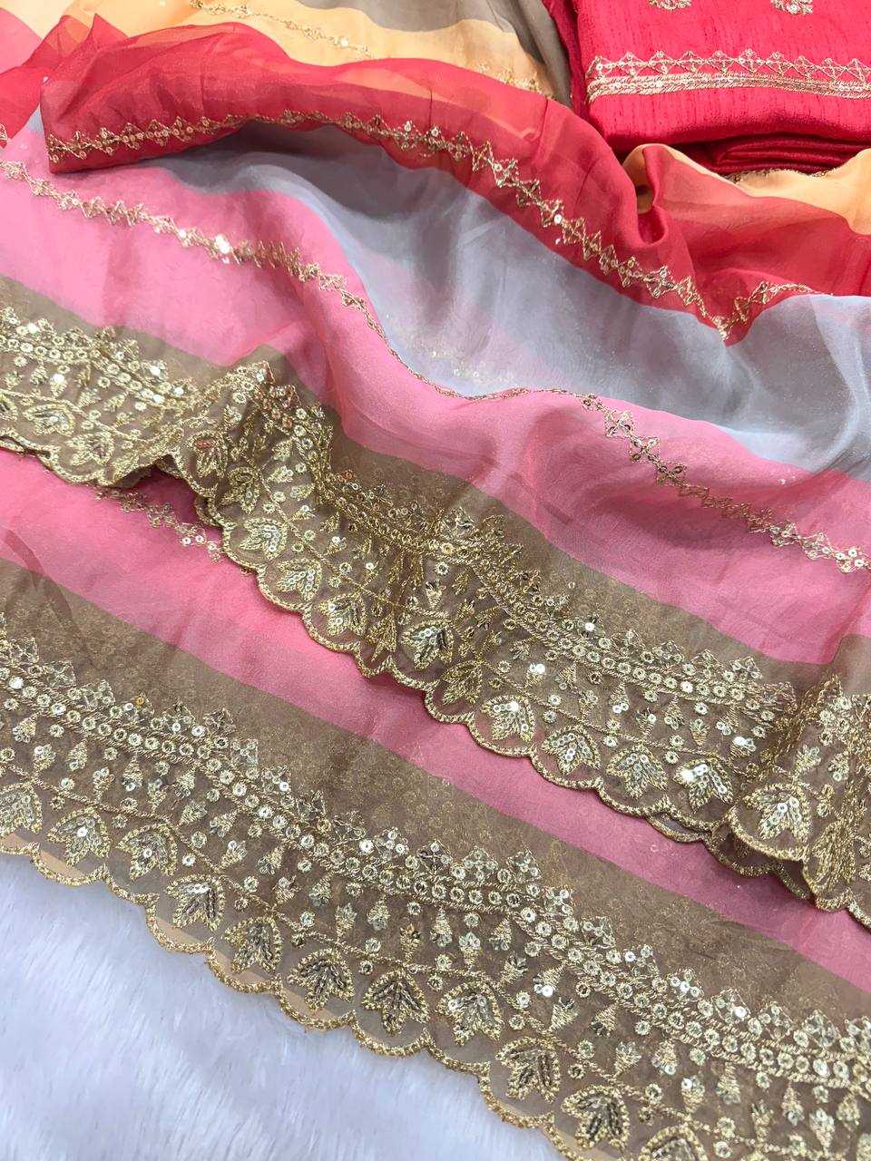 Ynf Silk KESH151 5564 Sarees Wholesale Sequin Sarees Zari Border Sarees Festive Sarees Manufacturer- Kapda Export