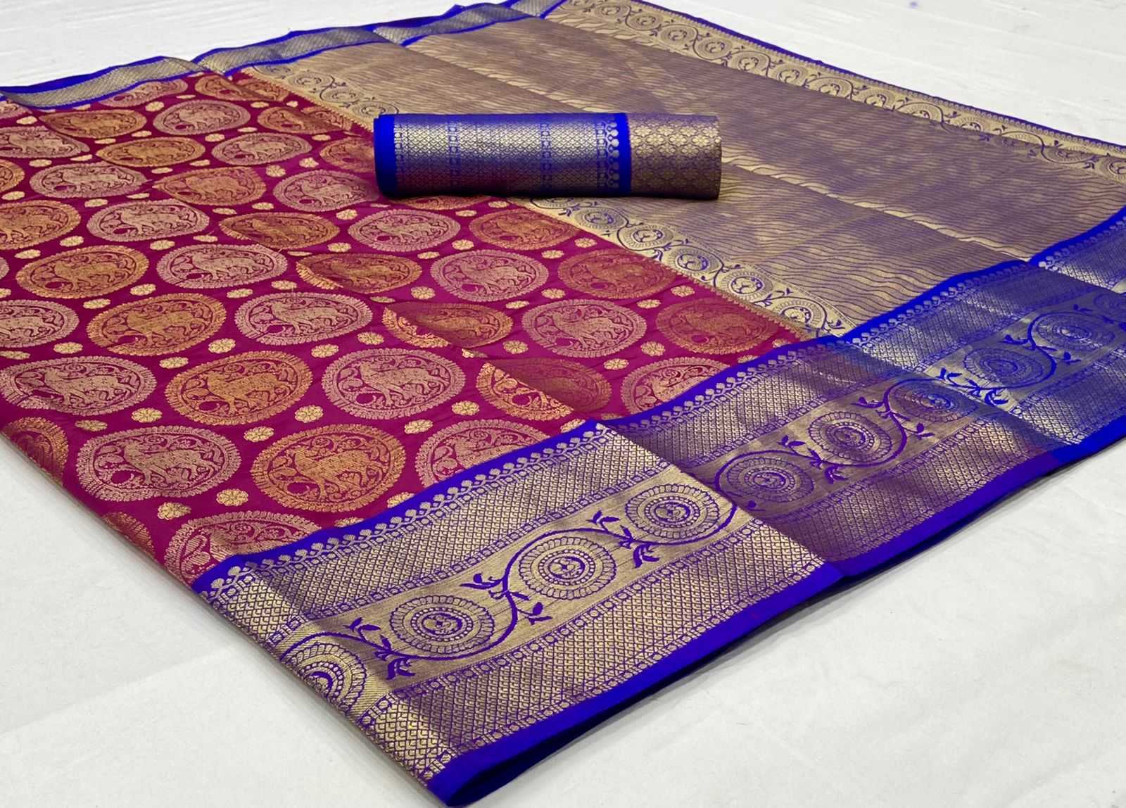 Ynf Silk KESH548 ROUND Sarees Festive Collections Wholesale Kanchipuram Sarees Zari Border Sarees Zari Sarees Manufacturer- Kapda Export