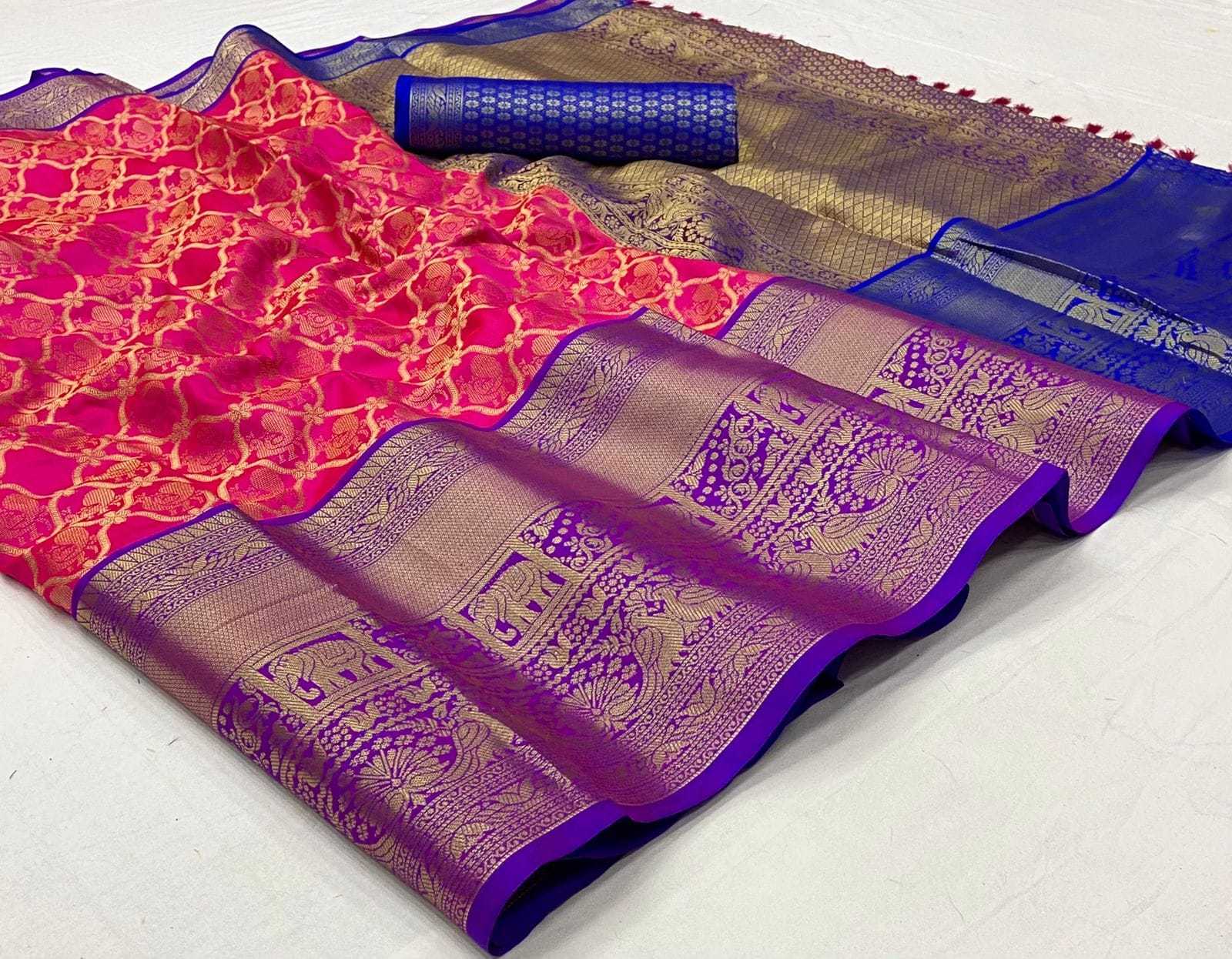 Ynf Silk KESH548 ROUND Sarees Festive Collections Wholesale Kanchipuram Sarees Zari Border Sarees Zari Sarees Manufacturer- Kapda Export