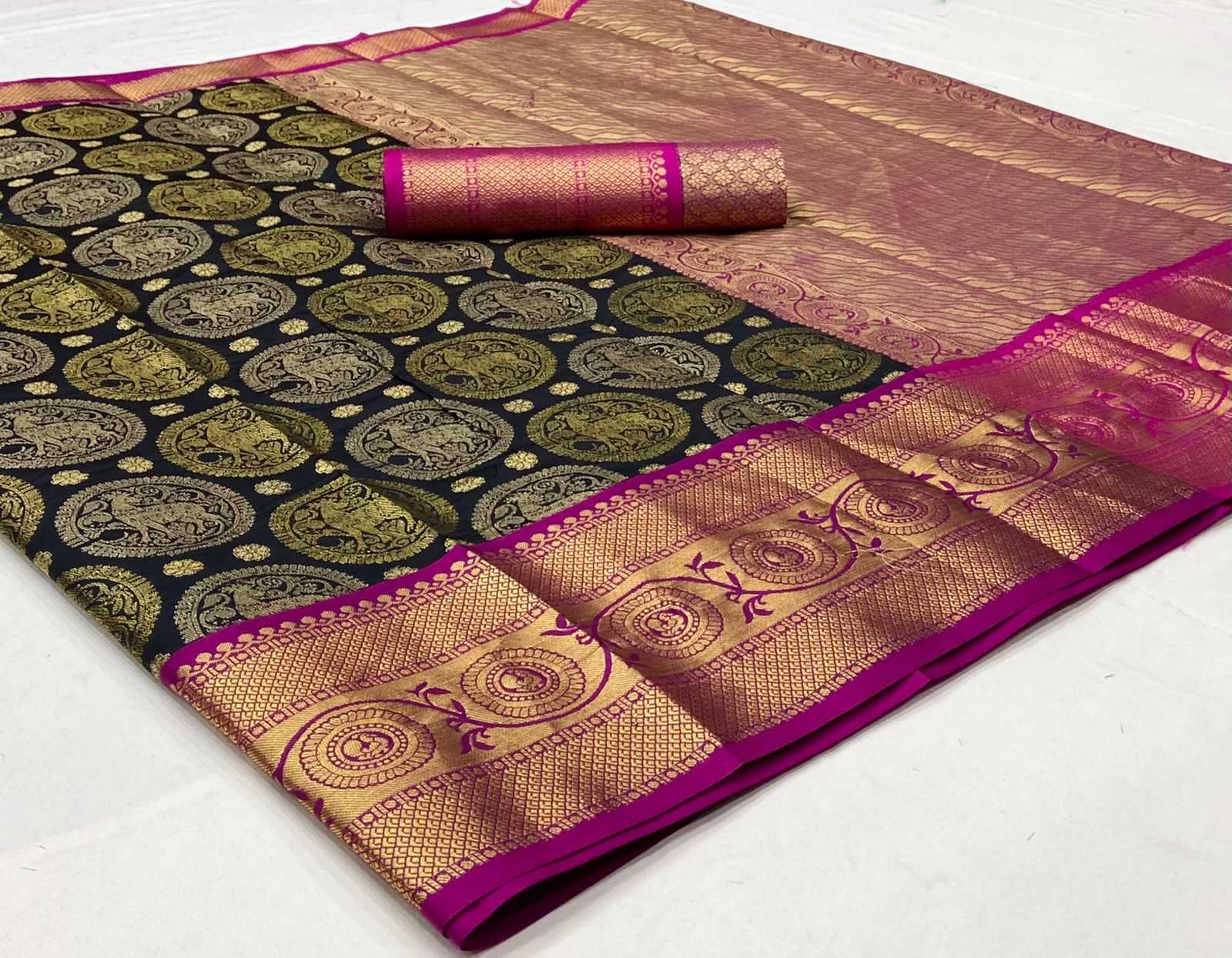 Ynf Silk KESH548 ROUND Sarees Festive Collections Wholesale Kanchipuram Sarees Zari Border Sarees Zari Sarees Manufacturer- Kapda Export