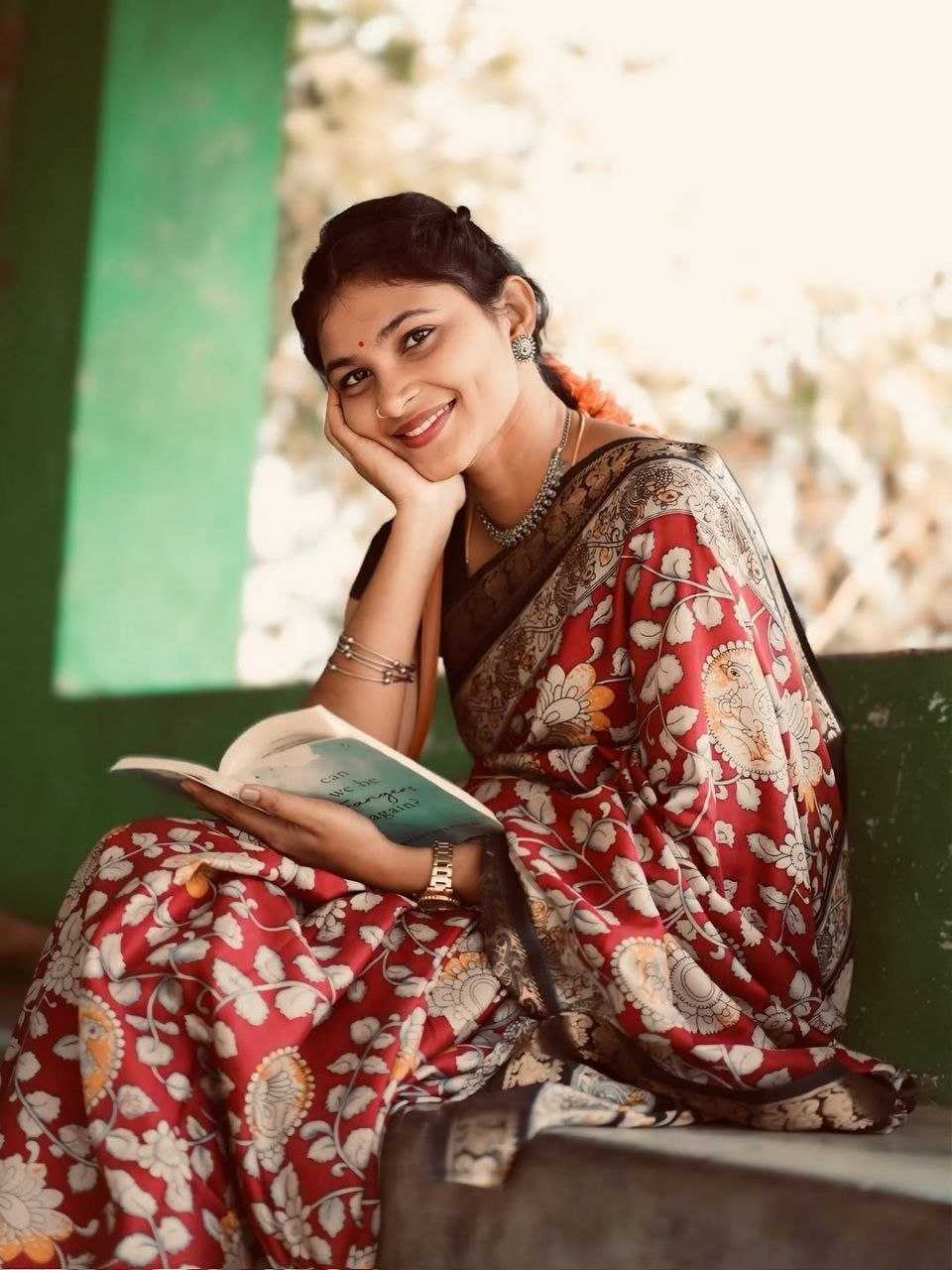 Ynf Silk KESH554 MANGALGIRI Sarees Wholesale Kalamkari Sarees Traditional Sarees Festive Sarees Manufacturer- Kapda Export