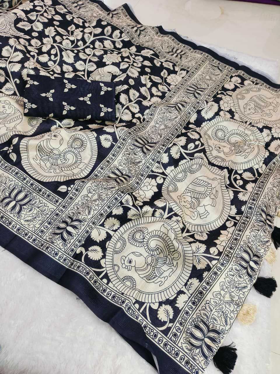 Ynf Silk KESH673 PREMIUM IKKAT Silk Sarees Wholesale Printed Silk Saree Designer Silk Sarees Ikkat Silk Sarees Manufacturer- Kapda Export