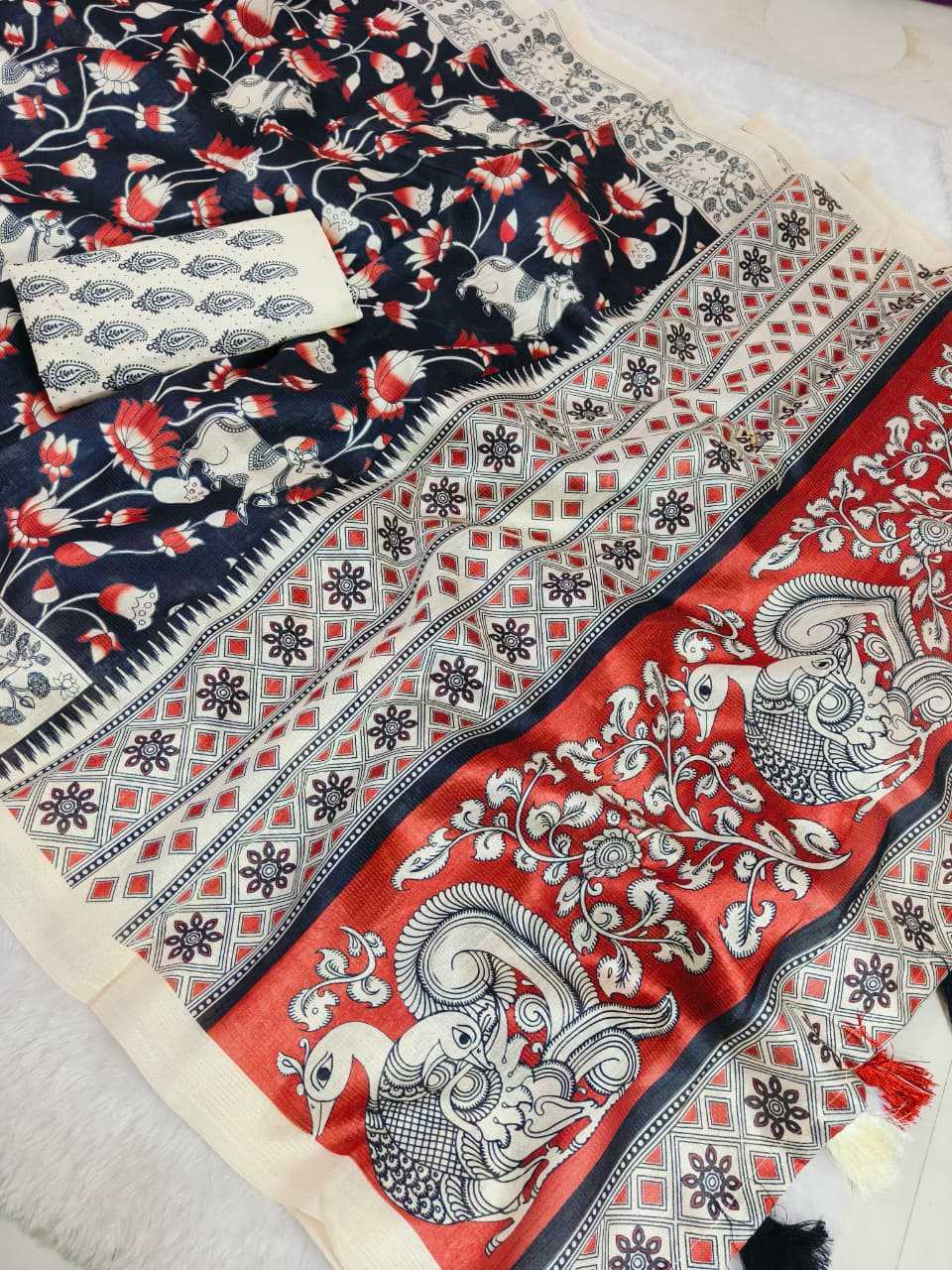 Ynf Silk KESH673 PREMIUM IKKAT Silk Sarees Wholesale Printed Silk Saree Designer Silk Sarees Ikkat Silk Sarees Manufacturer- Kapda Export