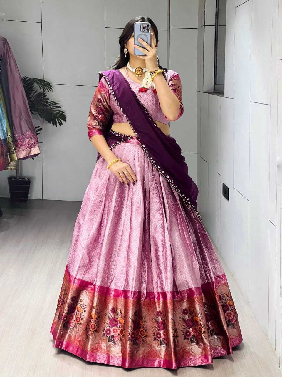 Ynf Silk RIN119 8131 Lehengas Wholesale Kalamkari Lehenga Traditional Lehenga Wedding Lehenga Manufacturer- Kapda Export